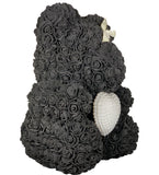 Pearled Heart Rose Bear
